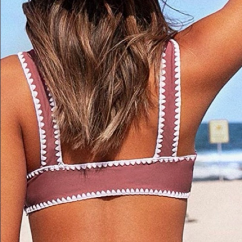 CUPSHE Women's Sporty Crochet Trim Bikini Sets Size Medium - Picture 7 of 11